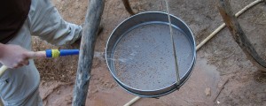 CN 36 Washing on a 2 mm sieve